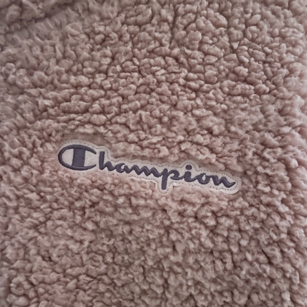 Champion quarter zip sherpa sweatshirt